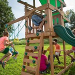 Complex Loc de joaca Backyard Discovery - Belmont Swing Set- Centru multifuntional din lemn de cedru